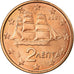 Greece, 2 Euro Cent, 2007, MS(63), Copper Plated Steel, KM:182