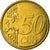 Greece, 50 Euro Cent, 2007, MS(63), Brass, KM:213