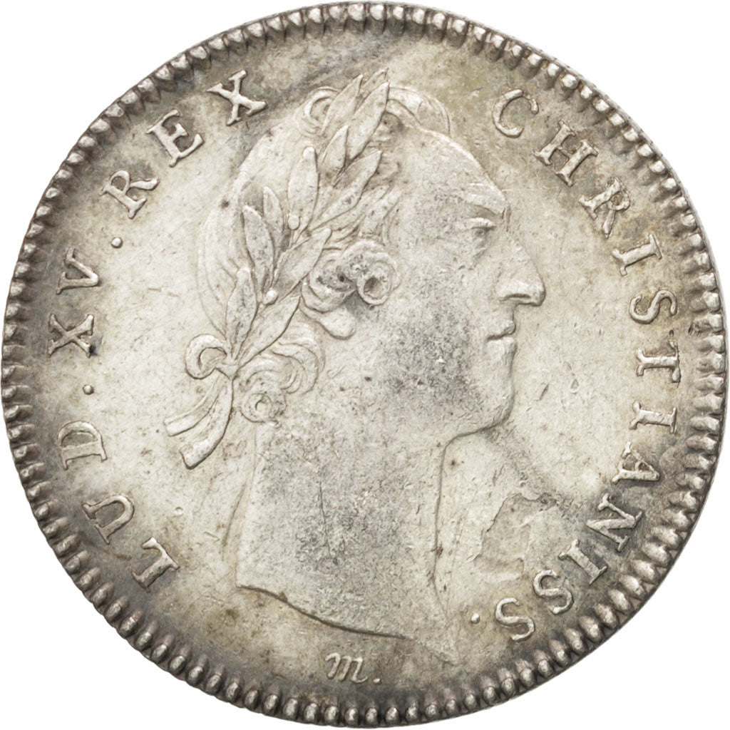 France, Royal, Token, AU(50-53), Silver, 30, Feuardent #1638., 9.90