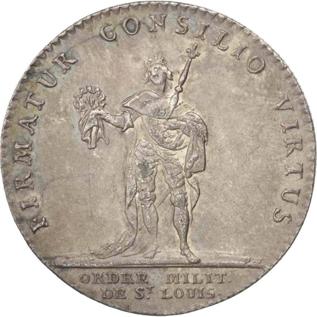 France, Royal, Token, AU(50-53), Silver, 30, Feuardent #1638., 9.90