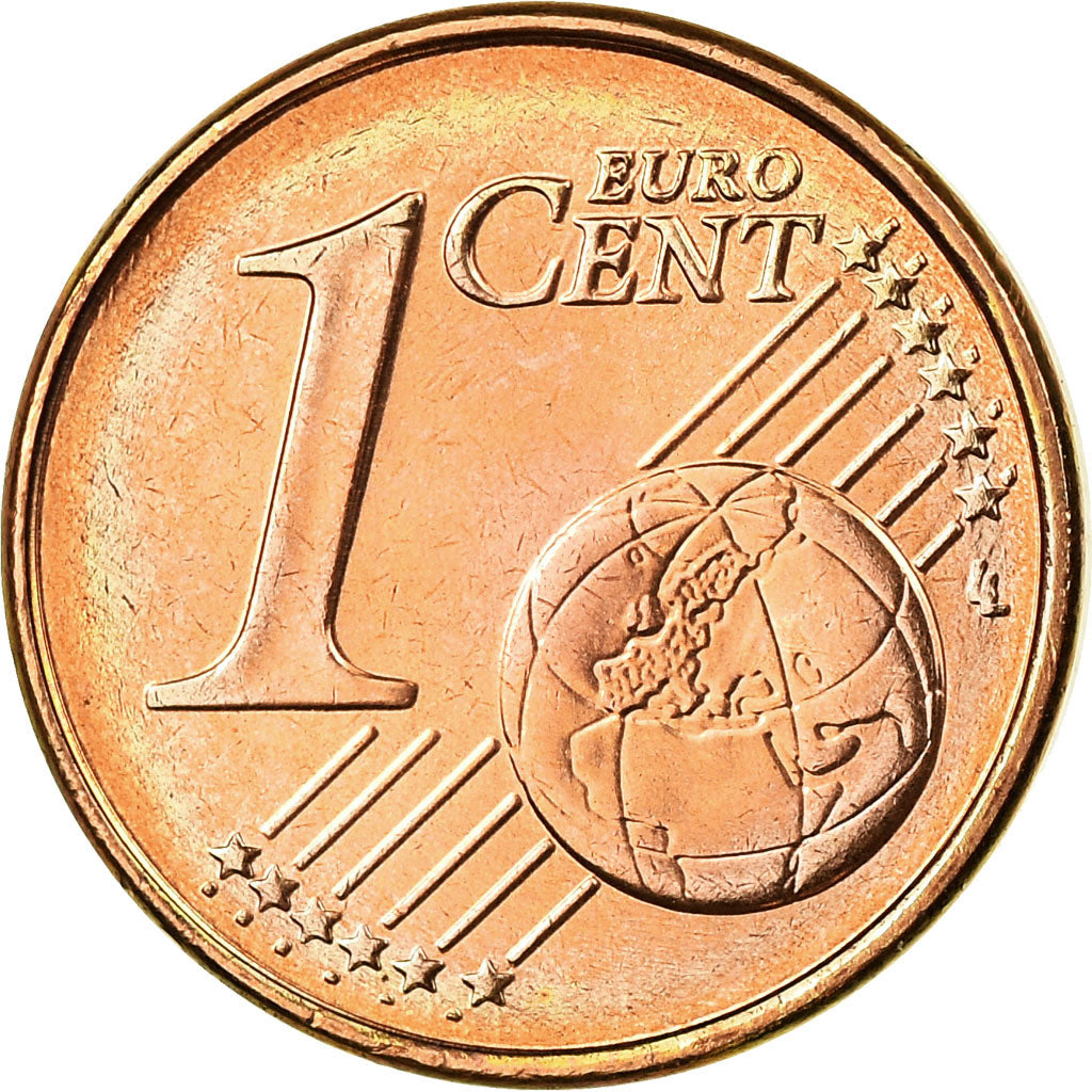 Greece, Euro Cent, 2008, MS(63), Copper Plated Steel, KM:181