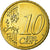 Griechenland, 10 Euro Cent, 2008, UNZ, Messing, KM:211