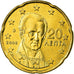 Grecia, 20 Euro Cent, 2008, SC, Latón, KM:212