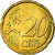 Griechenland, 20 Euro Cent, 2008, UNZ, Messing, KM:212