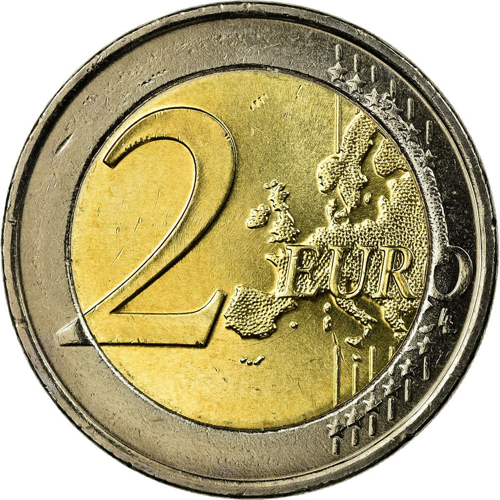 Greece, 2 Euro, 2008, MS(63), Bi-Metallic, KM:215