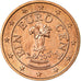 Oostenrijk, Euro Cent, 2007, UNC-, Copper Plated Steel, KM:3082