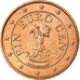 Austria, Euro Cent, 2007, MS(63), Copper Plated Steel, KM:3082