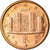 Italia, Euro Cent, 2007, SC, Cobre chapado en acero, KM:210