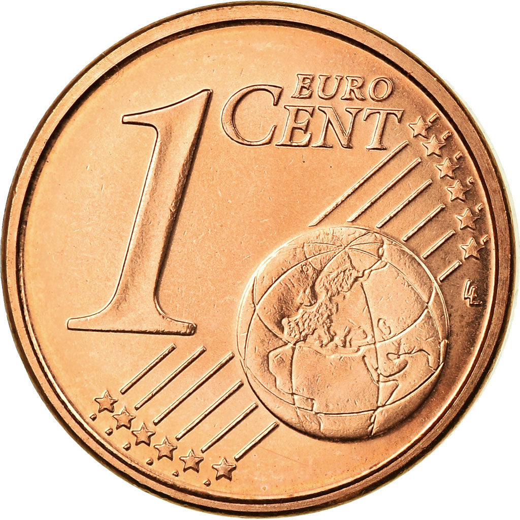 Italy, Euro Cent, 2007, MS(63), Copper Plated Steel, KM:210