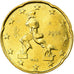 Italien, 20 Euro Cent, 2008, UNZ, Messing, KM:248