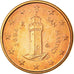 San Marino, Euro Cent, 2004, UNZ, Copper Plated Steel, KM:440