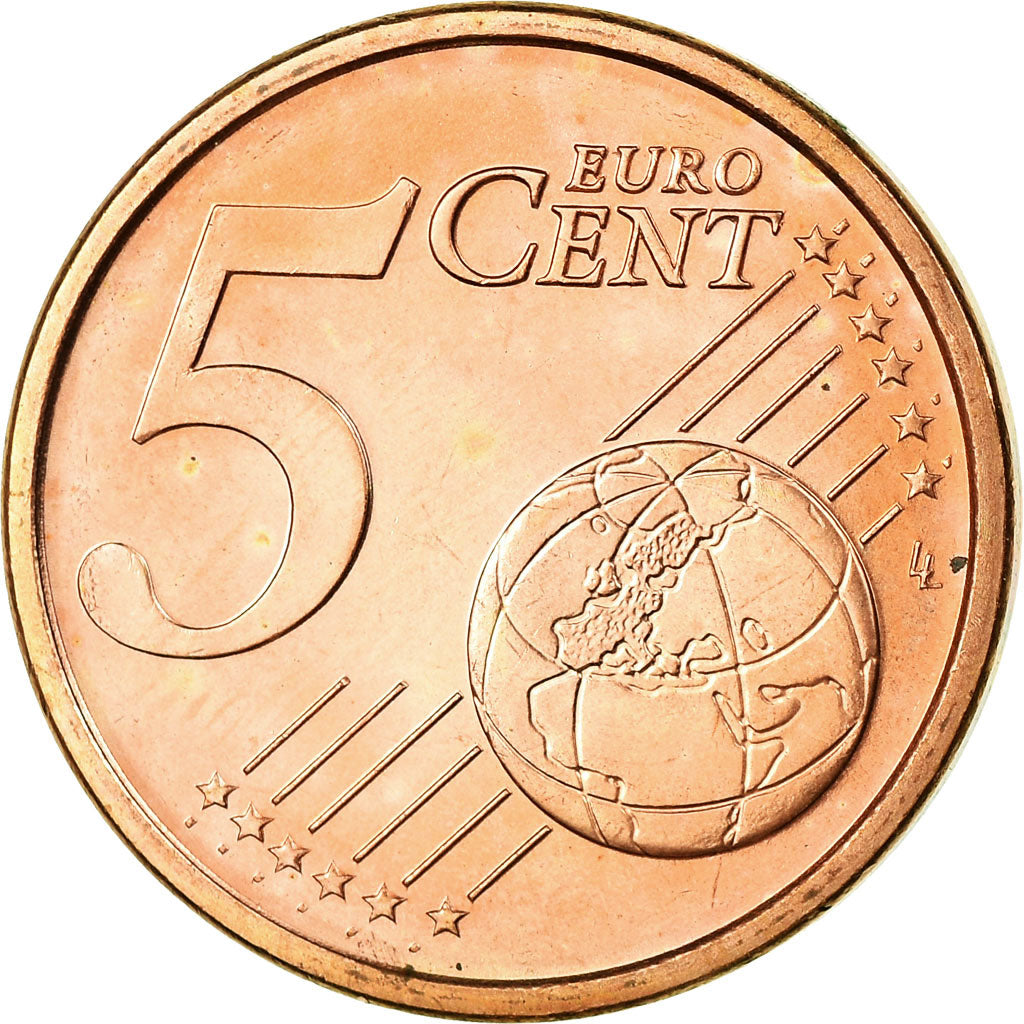 San Marino, 5 Euro Cent, 2004, MS(63), Copper Plated Steel, KM:442