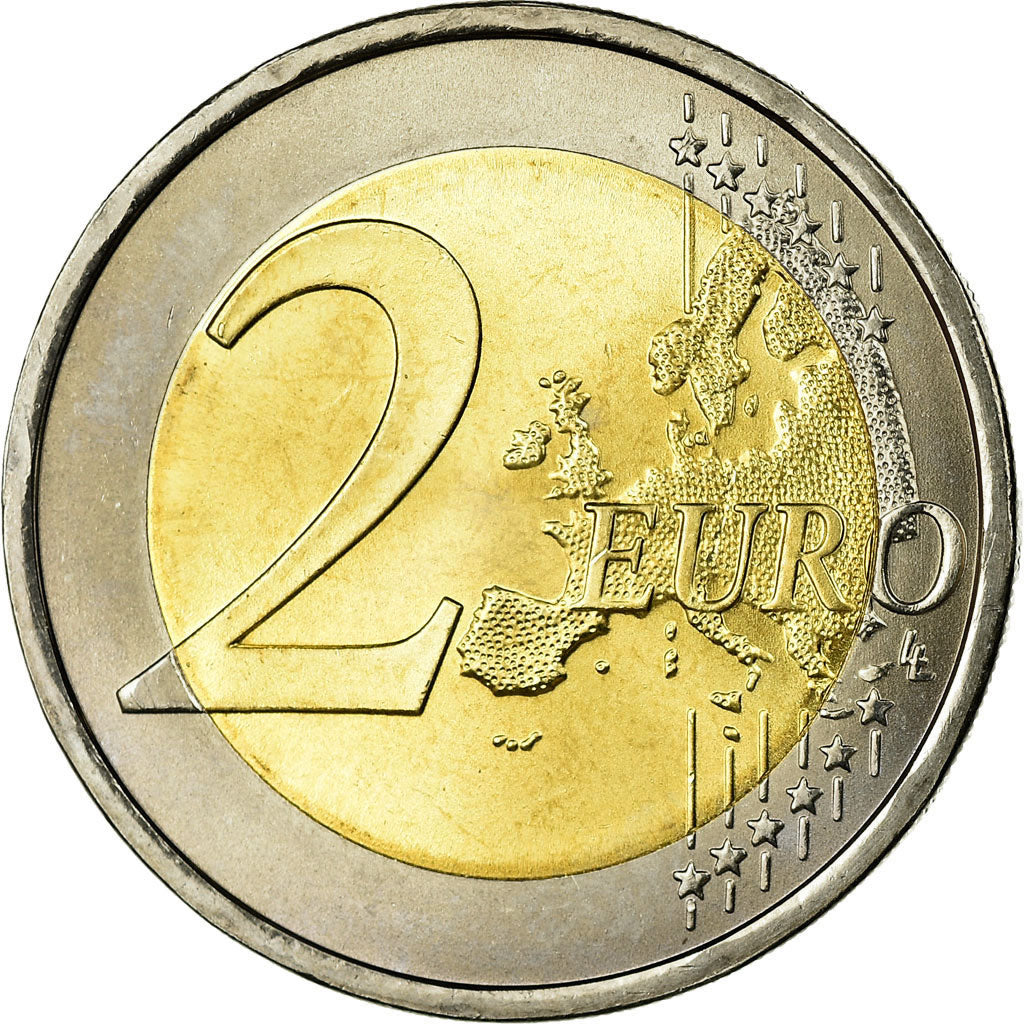 Portugal, 2 Euro, Human Rights, 2008, MS(63), Bimetálico, KM:784