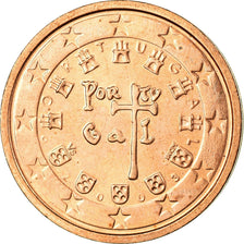 Portugal, 2 Euro Cent, 2003, MS(63), Copper Plated Steel, KM:741