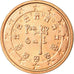 Portugal, 2 Euro Cent, 2003, MS(63), Copper Plated Steel, KM:741