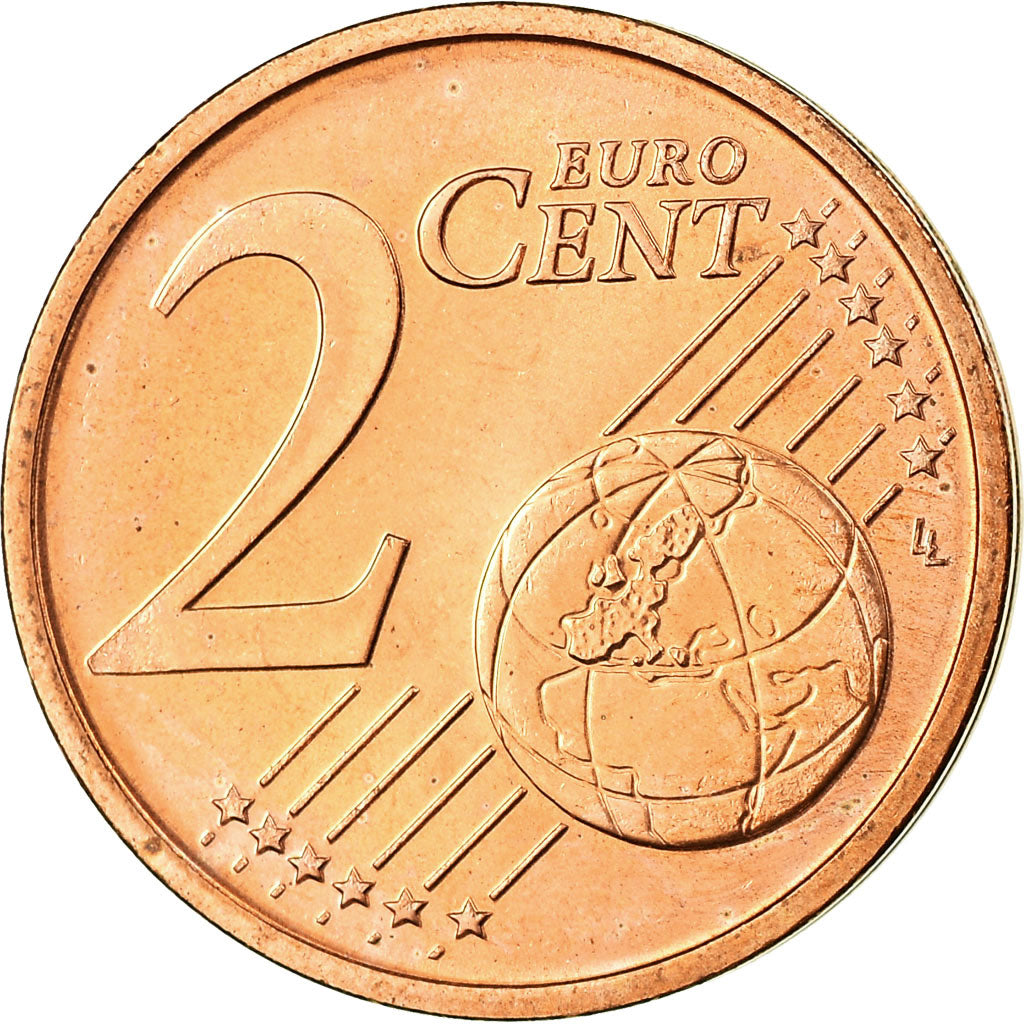 Portugal, 2 Euro Cent, 2003, MS(63), Copper Plated Steel, KM:741