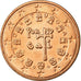 Portugal, 5 Euro Cent, 2003, MS(63), Copper Plated Steel, KM:742