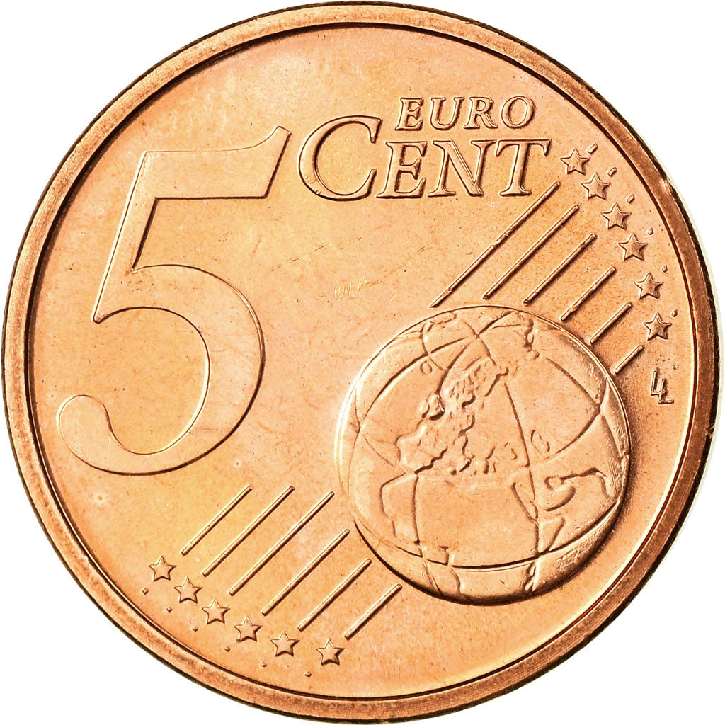 Portugal, 5 Euro Cent, 2003, MS(63), Copper Plated Steel, KM:742