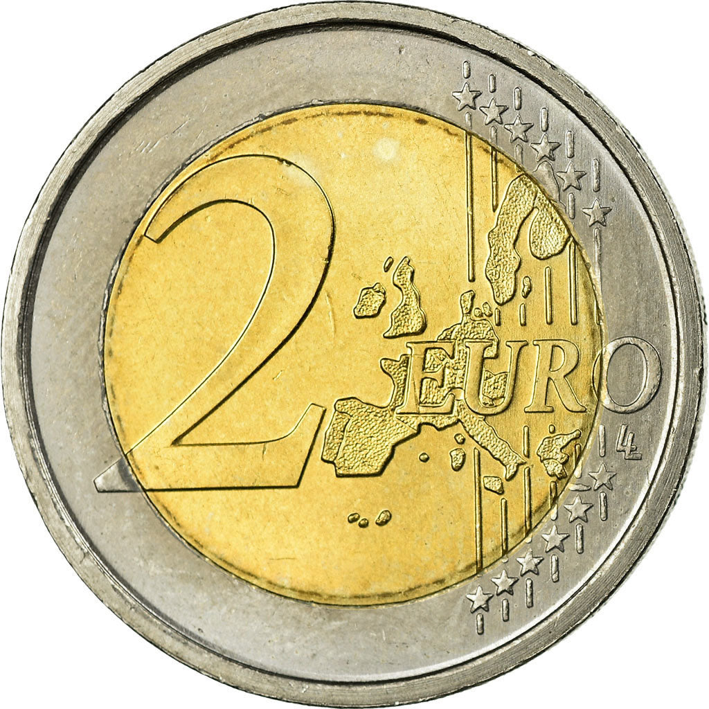 Portugal, 2 Euro, 2004, MS(63), Bi-Metallic, KM:747