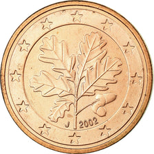 GERMANIA - REPUBBLICA FEDERALE, 5 Euro Cent, 2002, SPL, Acciaio placcato rame