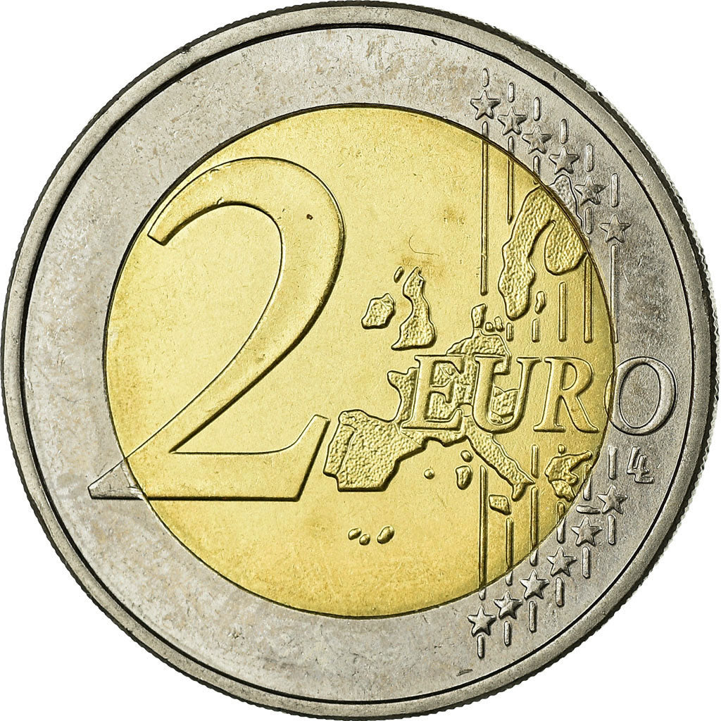 GERMANY - FEDERAL REPUBLIC, 2 Euro, 2002, MS(63), Bi-Metallic, KM:214