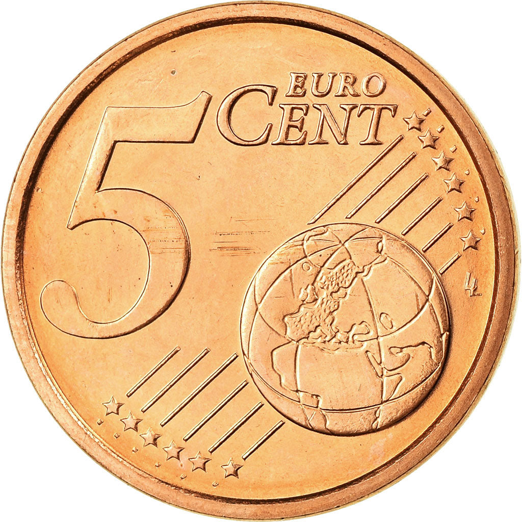Italy, 5 Euro Cent, 2003, MS(63), Copper Plated Steel, KM:212