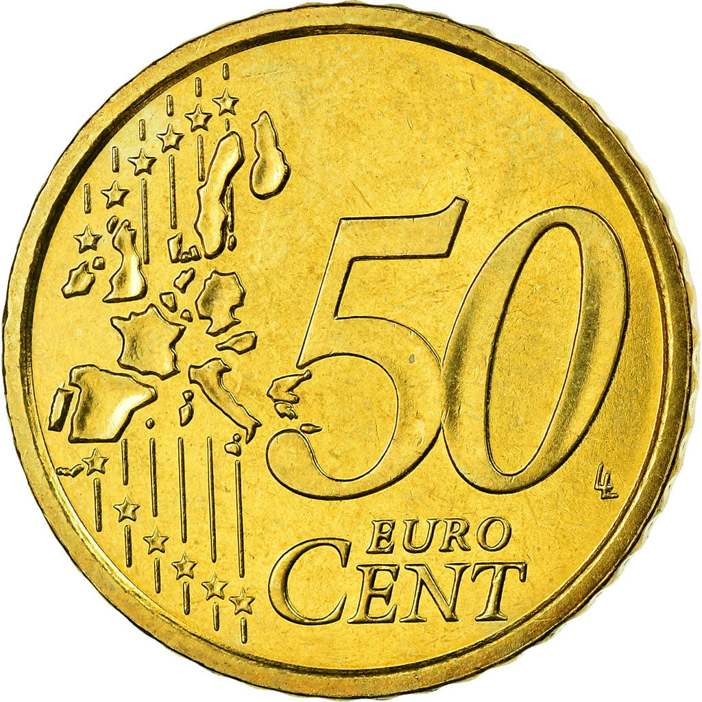 Italien, 50 Euro Cent, 2006, UNZ, Messing, KM:215