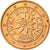 Áustria, 2 Euro Cent, 2002, MS(63), Aço Cromado a Cobre, KM:3083