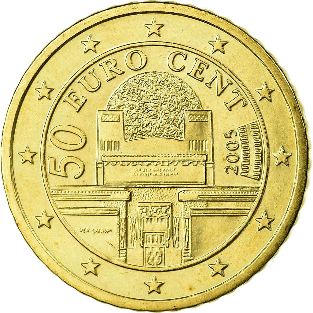 Austria, 50 Euro Cent, 2005, SPL, Ottone, KM:3087