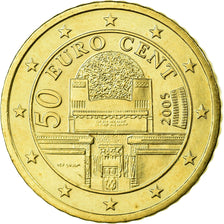 Austria, 50 Euro Cent, 2005, SPL, Ottone, KM:3087