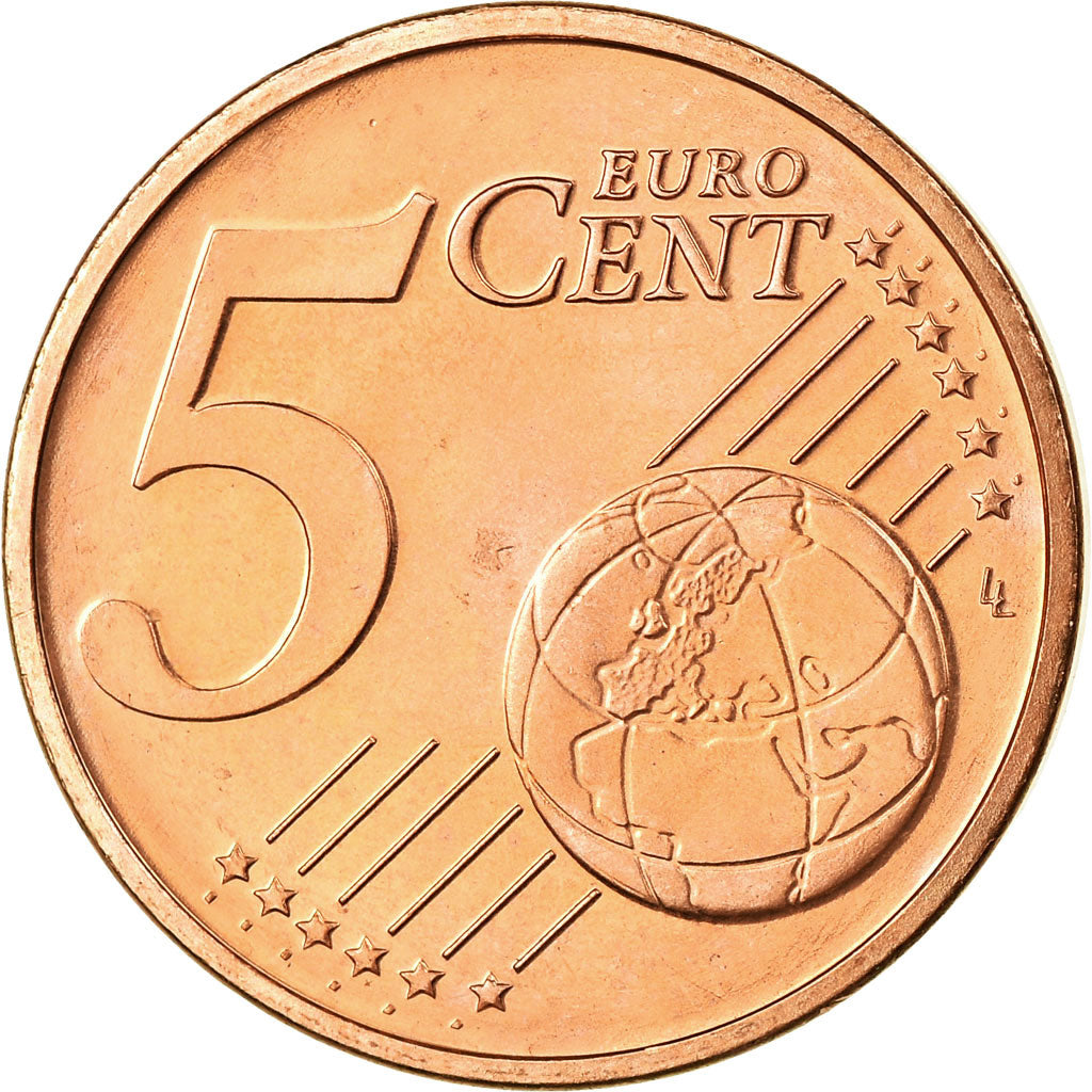 Áustria, 5 Euro Cent, 2006, MS(63), Aço Cromado a Cobre, KM:3084
