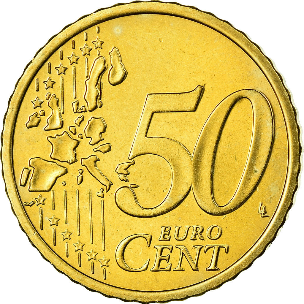 Finland, 50 Euro Cent, 2005, MS(63), Brass, KM:103