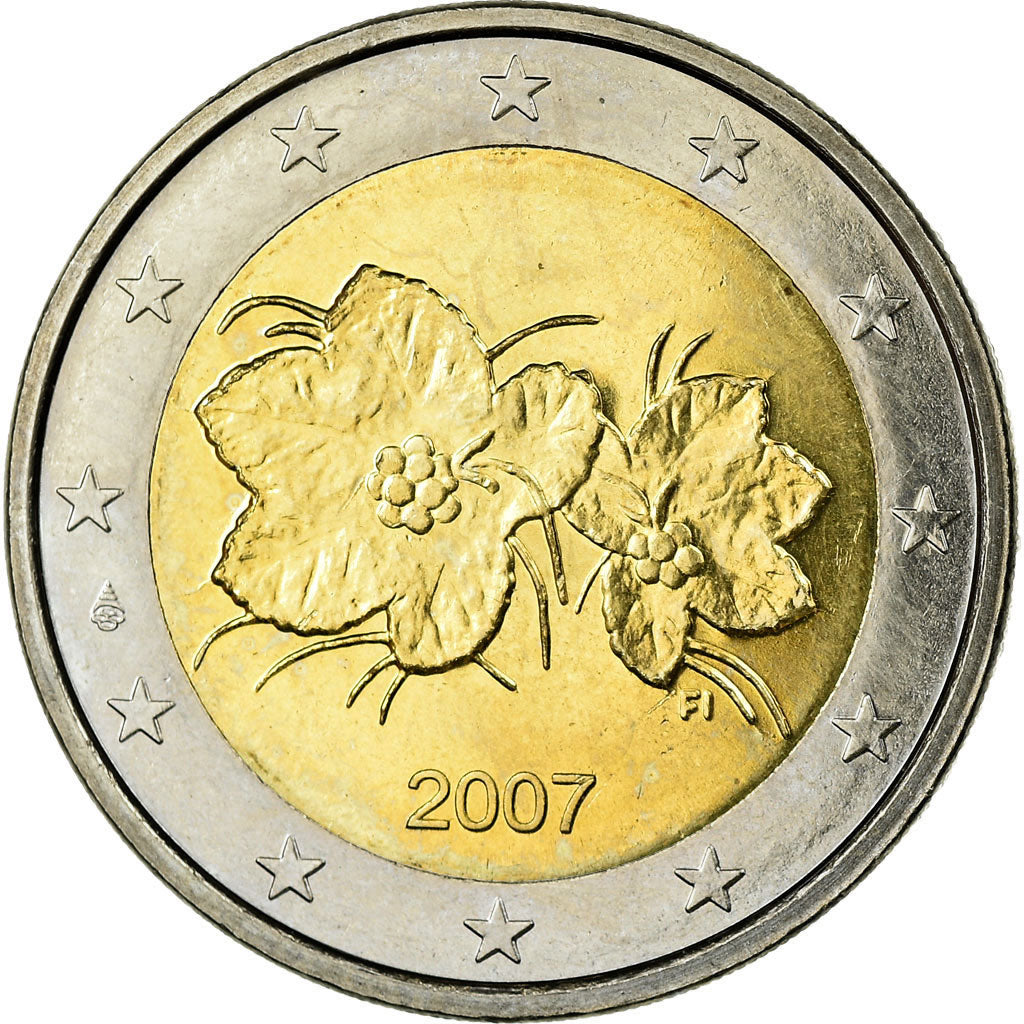 Finland, 2 Euro, 2007, MS(63), Bi-Metallic, KM:130