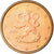 Finlandia, Euro Cent, 2008, SC, Cobre chapado en acero, KM:98