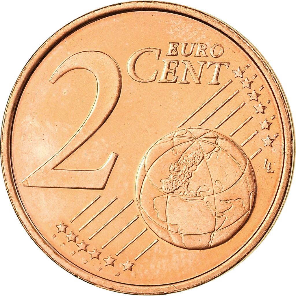 Finlandia, 2 Euro Cent, 2008, SC, Cobre chapado en acero, KM:99