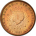 Netherlands, Euro Cent, 1999, EF(40-45), Copper Plated Steel, KM:234