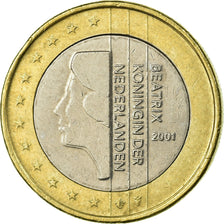 Netherlands, Euro, 2001, EF(40-45), Bi-Metallic, KM:240