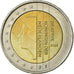 Niederlande, 2 Euro, 2001, SS, Bi-Metallic, KM:241