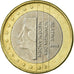 Netherlands, Euro, 2002, EF(40-45), Bi-Metallic, KM:240