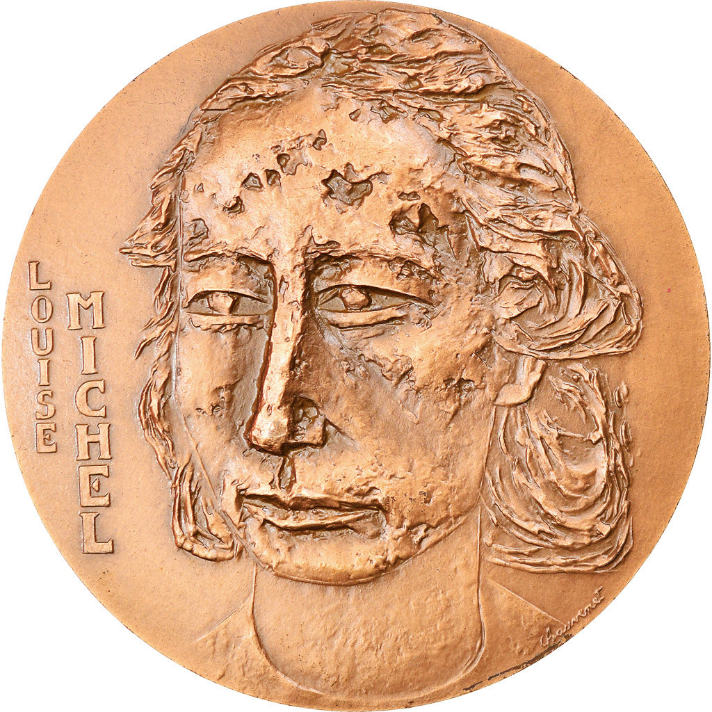 France, Medal, Louise Michel, Commune de Paris, Politics, Society, War, 1971