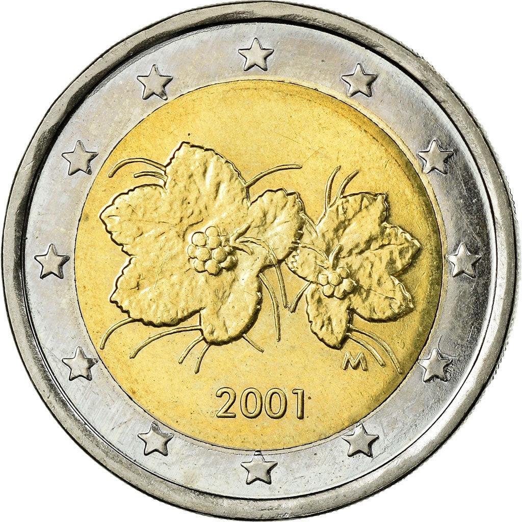 Finlandia, 2 Euro, 2001, SC, Bimetálico, KM:105