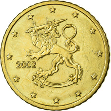 Finland, 50 Euro Cent, 2002, AU(55-58), Brass, KM:103
