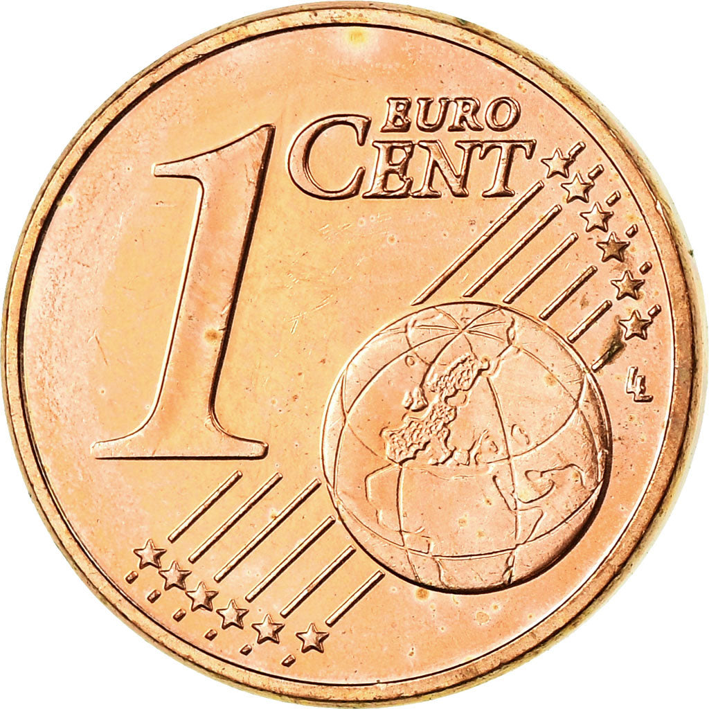 Finlândia, Euro Cent, 2003, MS(63), Aço Cromado a Cobre, KM:98