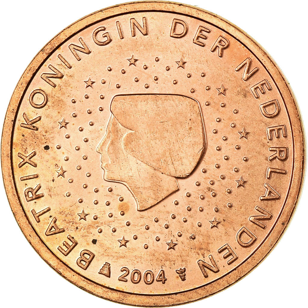 Netherlands, 5 Euro Cent, 2004, MS(63), Copper Plated Steel, KM:236