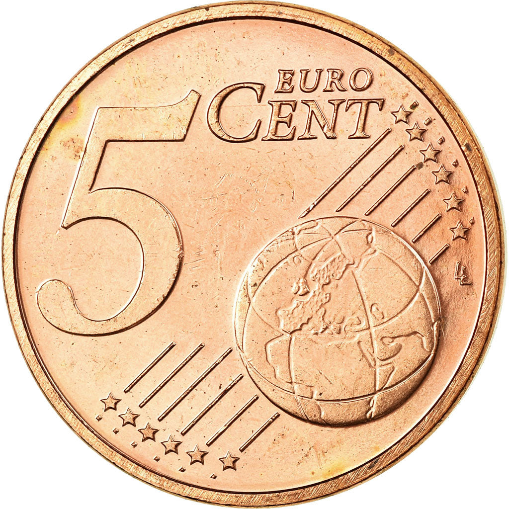 Netherlands, 5 Euro Cent, 2004, MS(63), Copper Plated Steel, KM:236