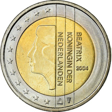 Netherlands, 2 Euro, 2004, MS(63), Bi-Metallic, KM:241