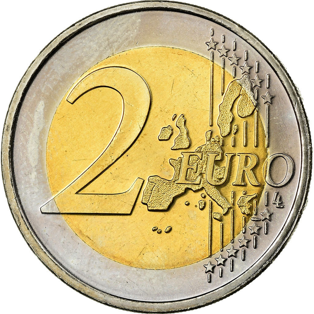 Netherlands, 2 Euro, 2004, MS(63), Bi-Metallic, KM:241