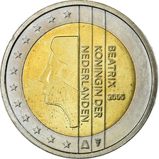 Netherlands, 2 Euro, 2005, MS(63), Bi-Metallic, KM:241