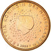 Netherlands, Euro Cent, 2008, MS(63), Copper Plated Steel, KM:234