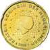 Netherlands, 20 Euro Cent, 2008, MS(63), Brass, KM:269
